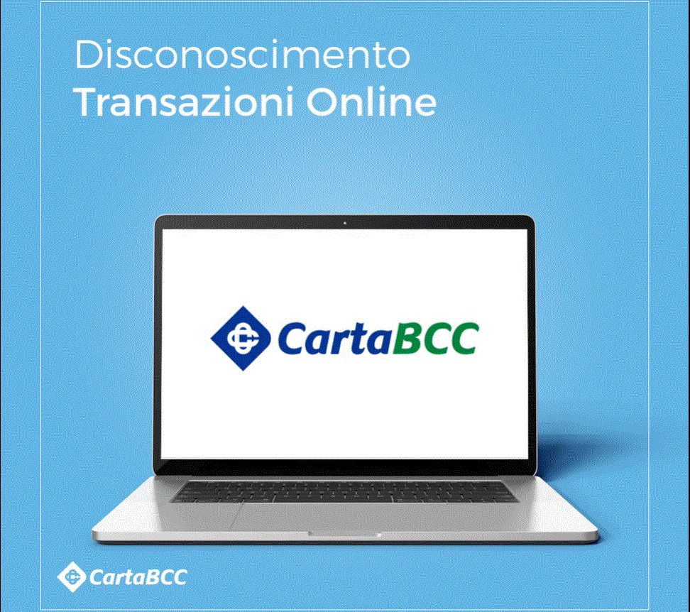 CartaBCC: disconoscimento movimenti online