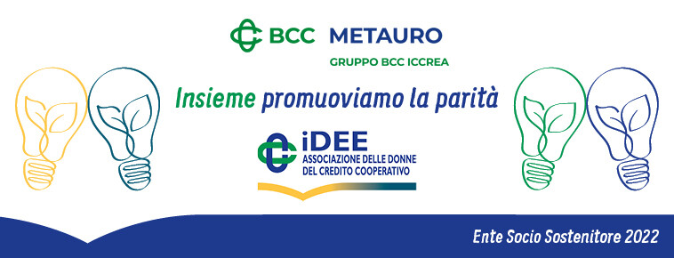 Bcc Metauro è socio sostenitore 2022 di iDEE