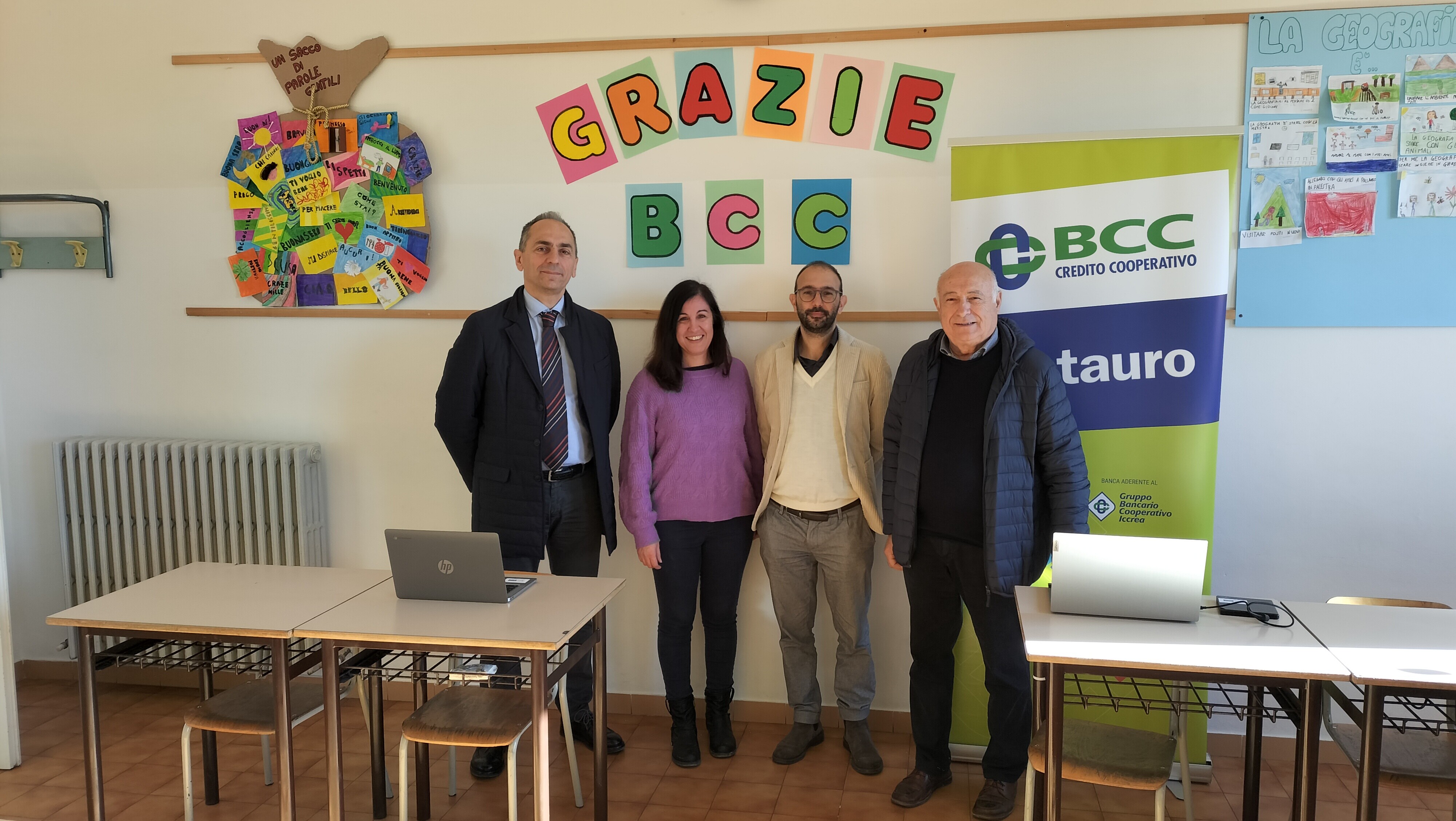 Donati sei personal computer all’Istituto Giò Pomodoro di Terre Roveresche
